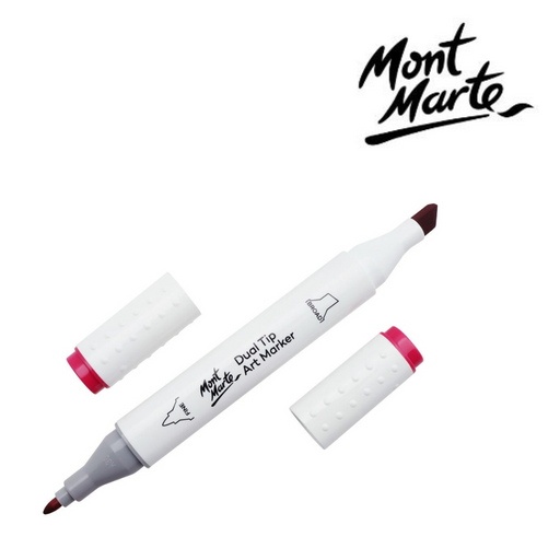 Ronis Mont Marte Dual Tip Alcohol Art Marker - Cerise P1