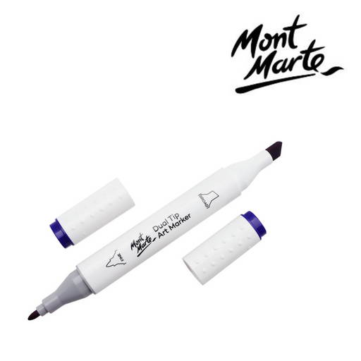 Ronis Mont Marte Dual Tip Alcohol Art Marker - Cobalt Blue B1