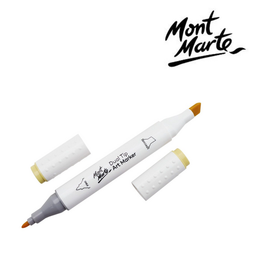 Ronis Mont Marte Dual Tip Alcohol Art Marker - Lemon Yellow Y1