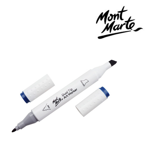 Ronis Mont Marte Dual Tip Alcohol Art Marker - Prussian Blue B3