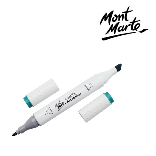 Ronis Mont Marte Dual Tip Alcohol Art Marker - Teal G1