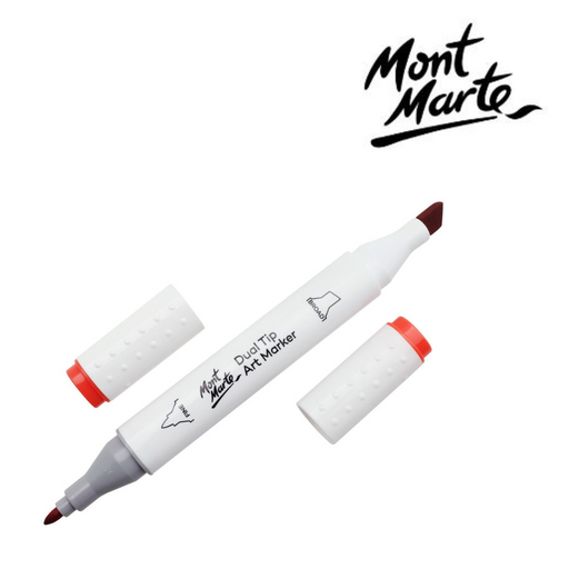 Ronis Mont Marte Dual Tip Alcohol Art Marker - Vermilion R1
