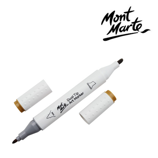 Ronis Mont Marte Dual Tip Alcohol Art Marker - Yellow Ochre E1