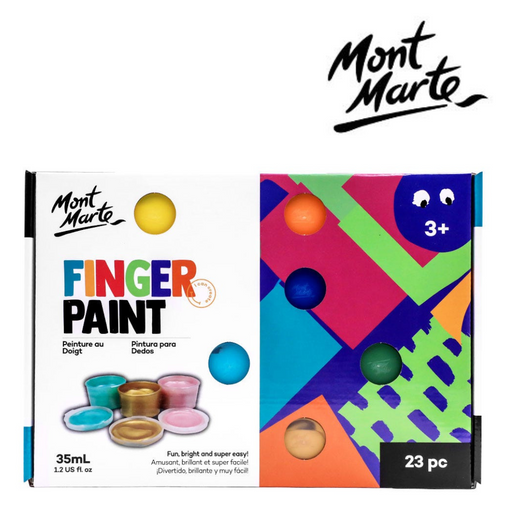 Ronis Mont Marte Finger Paint Set 23pc x 35ml