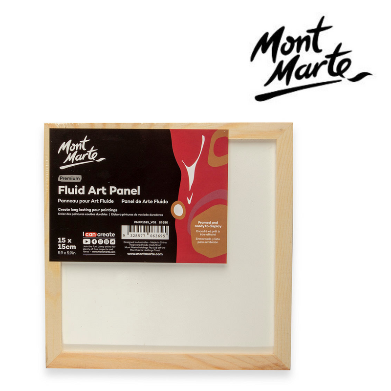 Ronis Mont Marte Fluid Art Panel 15x15cm