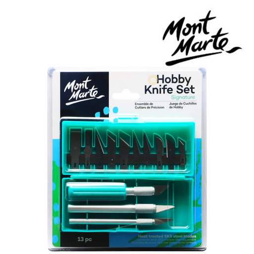 Ronis Mont Marte Hobby Knife Set SK5 Blades 13pc