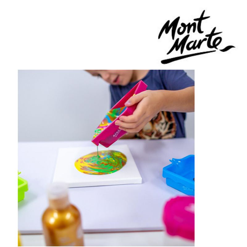 Ronis Mont Marte Paint Pouring Trays 4pc