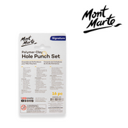 Ronis Mont Marte Polymer Clay Hole Punch Set 16pc