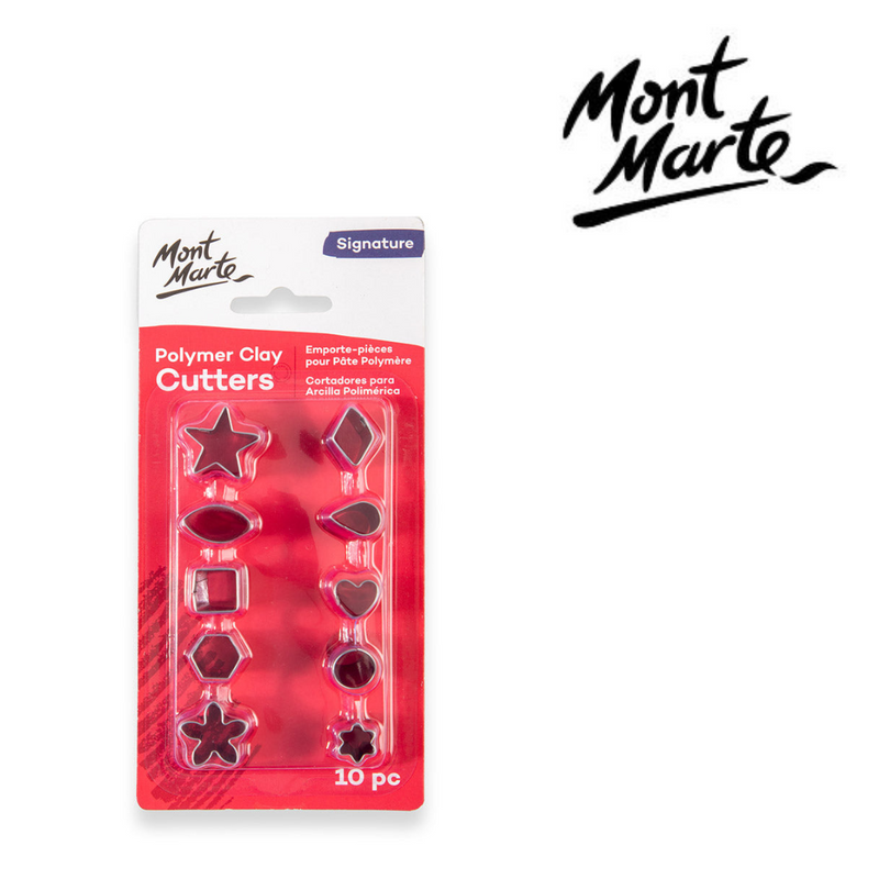 Ronis Mont Marte Polymer Clay Mini Cutter Set 10pc