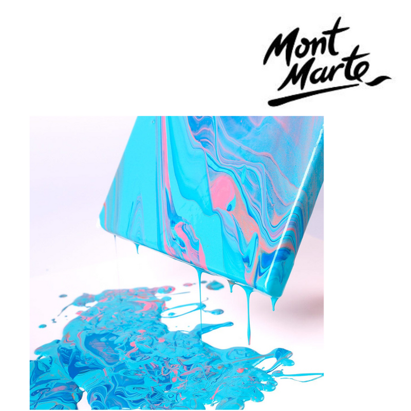 Ronis Mont Marte Pouring Acrylic 4pc x 60ml - Flamingo