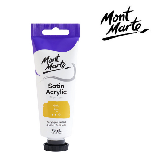 Ronis Mont Marte Satin Acrylic 75ml - Gold