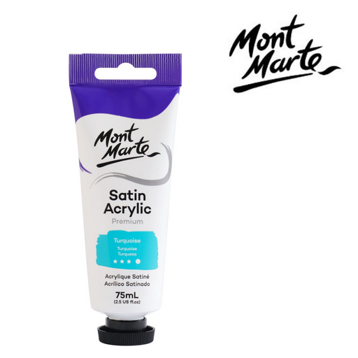 Ronis Mont Marte Satin Acrylic 75ml - Turquoise