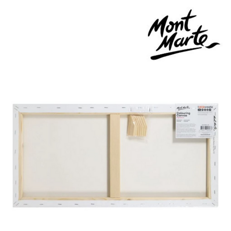 Ronis Mont Marte Colouring Canvas 30x60cm Nursery 4 Asstd