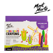 Ronis Mont Marte Corn-Shape Crayons 24pc