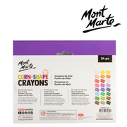 Ronis Mont Marte Corn-Shape Crayons 24pc
