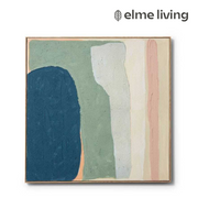 Ronis Monty Abstract III Hand Paint Mixed/Natural 100x5x100cm – thumbnail