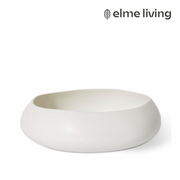 Ronis Mora Bowl Matt White 39x39x13cm – thumbnail