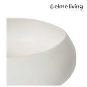 Ronis Mora Bowl Matt White 39x39x13cm – thumbnail