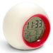 Ronis Mori Bubble Multicoloured Lights Digital Alarm Clock 9x9cm 3 Asstd