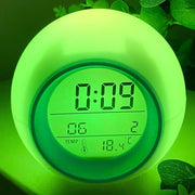 Ronis Mori Bubble Multicoloured Lights Digital Alarm Clock 9x9cm Assorted