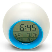 Ronis Mori Bubble Multicoloured Lights Digital Alarm Clock 9x9cm Assorted