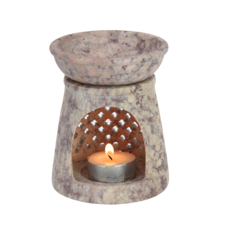 Ronis Moroccan Soapstone Oil Burner 12cm Assorted