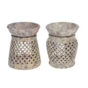 Ronis Moroccan Soapstone Oil Burner 12cm Assorted