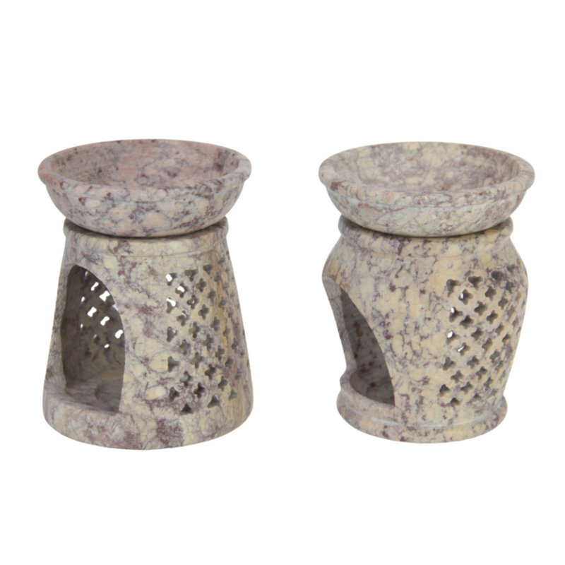 Ronis Moroccan Soapstone Oil Burner 12cm Assorted