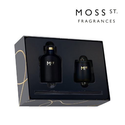 Ronis Moss St. Candle and Diffuser Sage and Cedar Gift Set