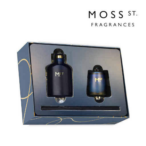 Ronis Moss St. Mini Candle and Diffuser Sandalwood and Sea Salt Gift Set