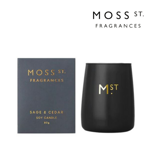 Ronis Moss St. Sage and Cedar Soy Candle 80g
