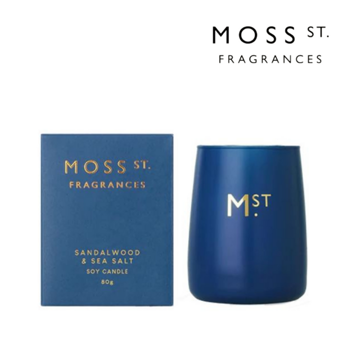 Ronis Moss St. Sandalwood and Sea Soy Candle 80g