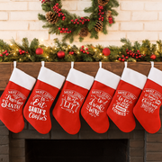 Most Likely to Stocking 50cm Assorted Christmas Stockings
