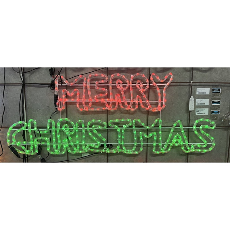 Ronis Motif Merry Christmas Red and Green 1000cm