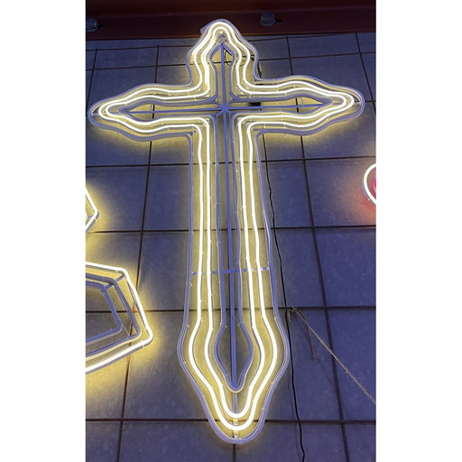 Ronis Motif Neon Light 4 Layer Cross 1300cm