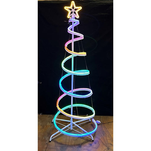Ronis Motif Neon Spiral Tree 180cm
