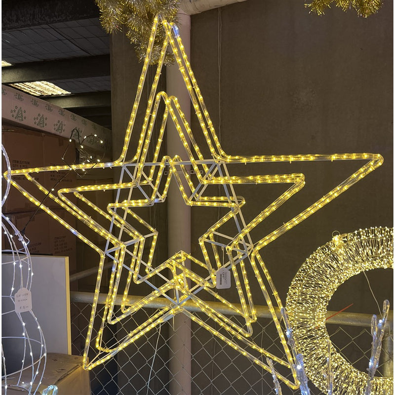 Ronis Motif Three Layers Star 190cm 123x14.5x118cm