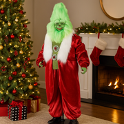 Mr. Forest Green 86cm Christmas standing figure in elegant festive attire