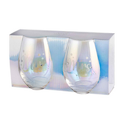 Ronis Mr & Mrs Stemless Holographic Set of 2 560ml