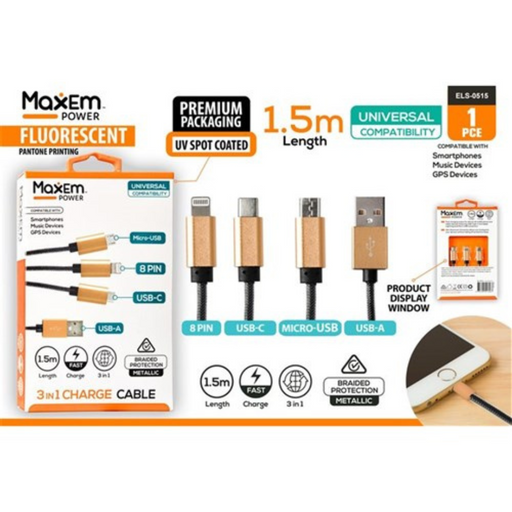 Ronis Multi Charging Cable 1.5m