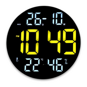 Ronis Multifunctional LED Clock 30cm 4 Asstd