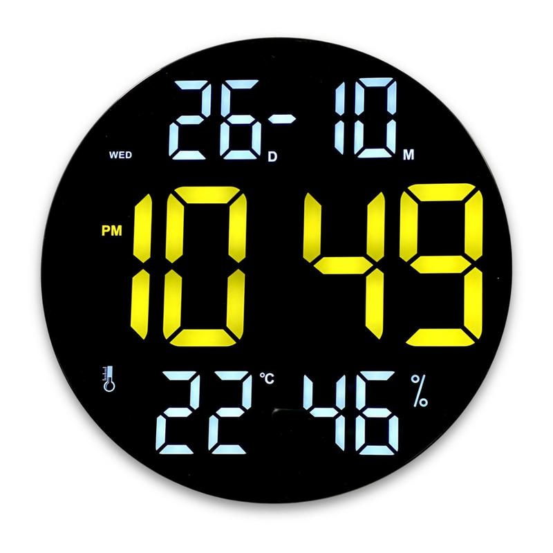 Ronis Multifunctional LED Clock 30cm 4 Asstd