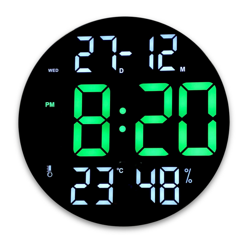 Ronis Multifunctional LED Clock 30cm 4 Asstd