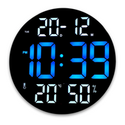 Ronis Multifunctional LED Clock 30cm 4 Asstd
