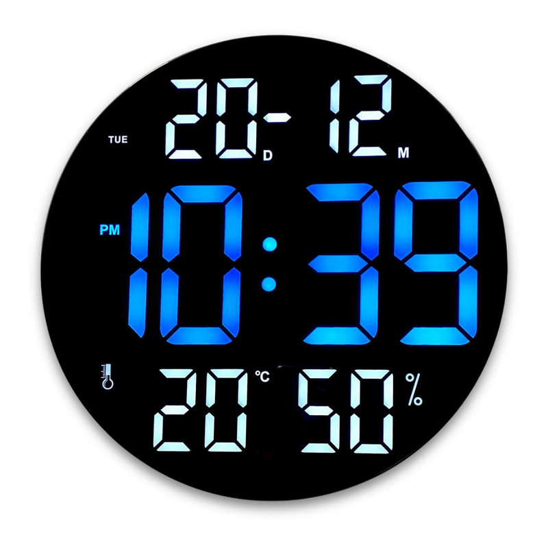 Ronis Multifunctional LED Clock 30cm 4 Asstd