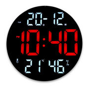 Ronis Multifunctional LED Clock 30cm 4 Asstd