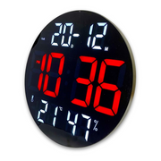 Ronis Multifunctional LED Clock 30cm 4 Asstd