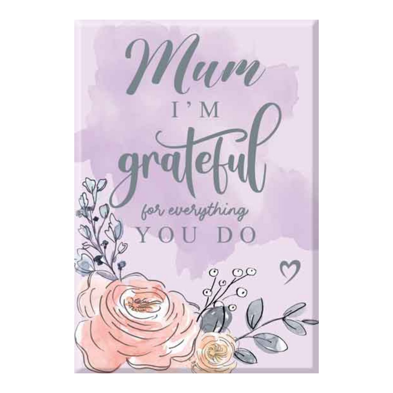 Ronis Mum Glass Plaque B