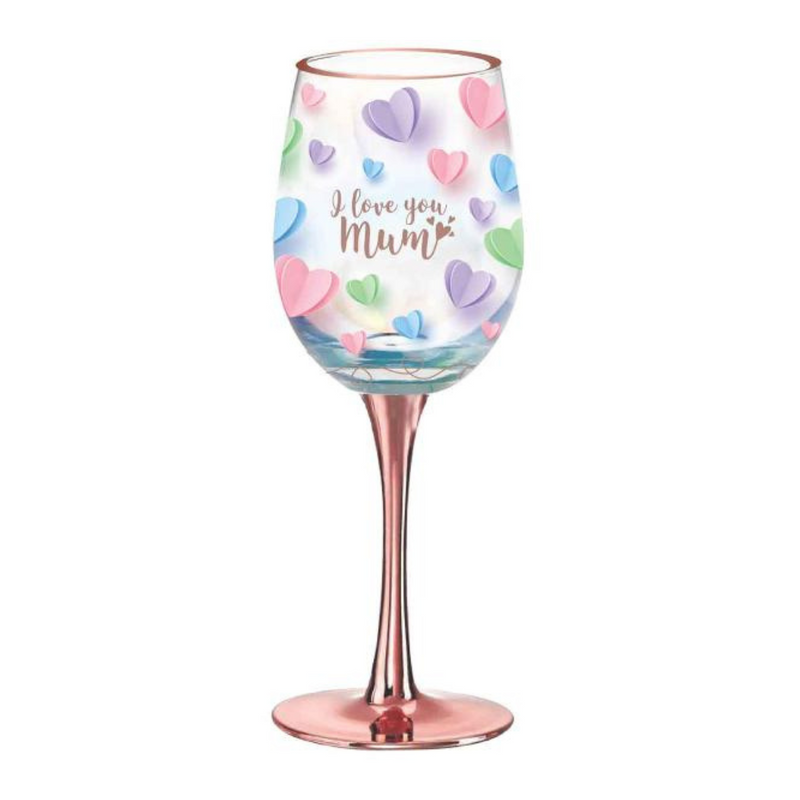 Ronis Mum Sweet Heart Wine Glass 430ml