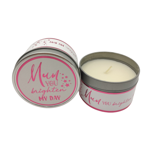 Ronis Mum You Brighten My Day Candle 20hr Burn Vanilla